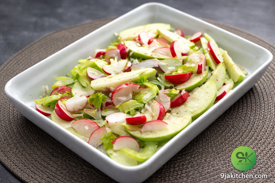 How To Make Radish Apple Salad – A Refreshing & Irresistible Power-Packed Recipe You’ll Love🍎🌶️🥗 4 apple salad recipe