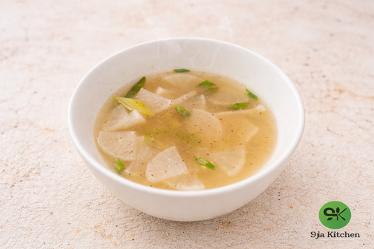 healthy radish soup