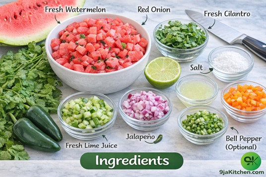 How To Make Watermelon Salsa: An Irresistible Summer Recipe🍉 2 fresh watermelon salsa