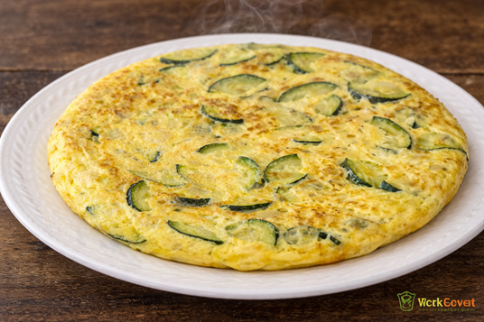 How To Make Zucchini And Cheese Omelette – Irresistibly Fluffy And Delicious Recipe🥒🧀 4 cheese omelette with zucchini