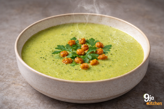 vegan zucchini coconut soup