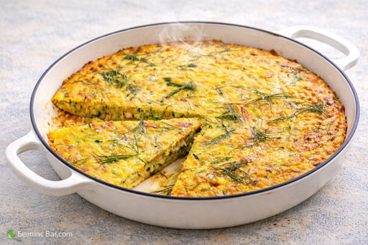 healthy zucchini frittata