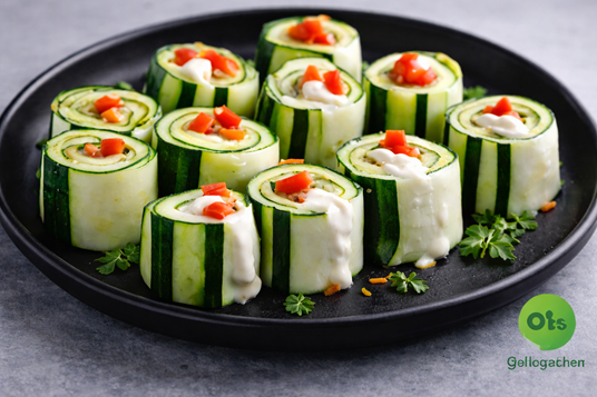 How To Make Zucchini Sushi Rolls: The Delicious Power Recipeš„š£ 4 low-carb zucchini sushi