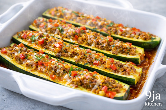 Easy Zucchini Taco Boats Dinner