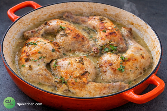 oven baked garlic chicken