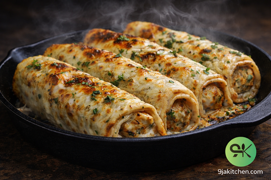 cheesy chicken wrap recipe