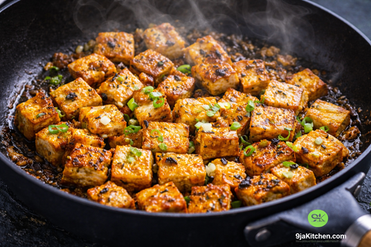 garlic tofu stir fry recipe