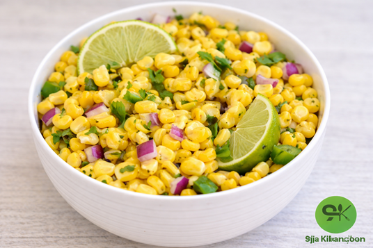 homemade corn salsa