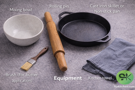 How To Make Garlic Naan – A Delicious Homemade Flatbread🧄🍞 3 Essential kitchen equipment for naan making