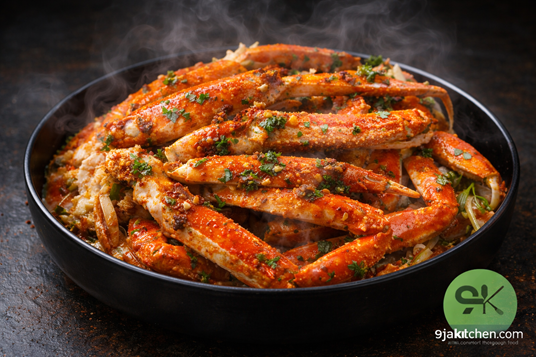 easy garlic butter crab legs