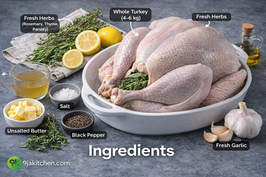 garlic butter turkey recipe