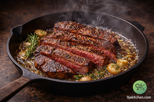 garlic butter steak recipe