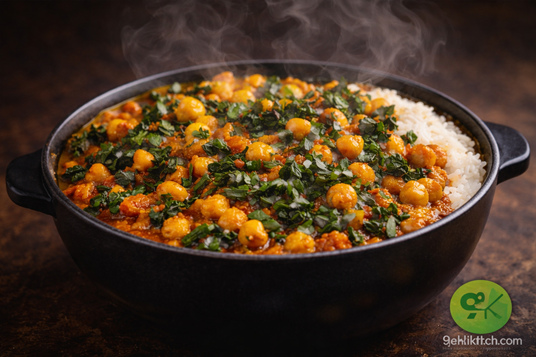 How To Make Garlic Chickpea Curry – Irresistible Easy Power Recipe🧄🍛 4 vegan chickpea curry