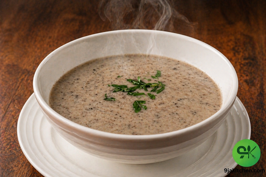 homemade mushroom soup