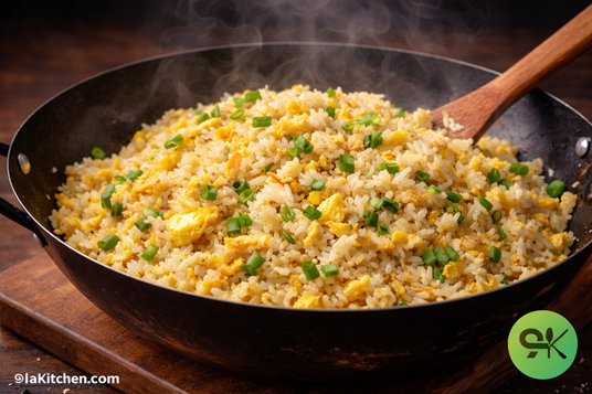 easy garlic egg fried rice