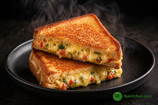 homemade egg sandwich