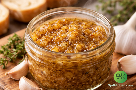 homemade garlic jam