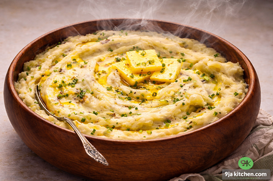 easy garlic mashed potatoes recipe