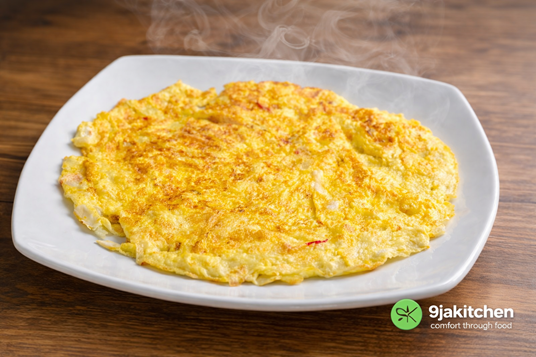 garlic omelette breakfast