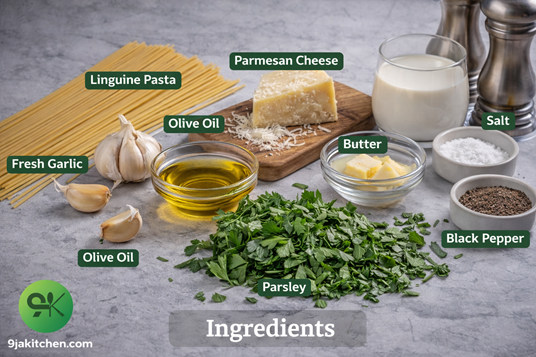 How To Make Garlic Parmesan Linguine: Easy & Irresistible Recipe🍝 2 creamy garlic parmesan pasta