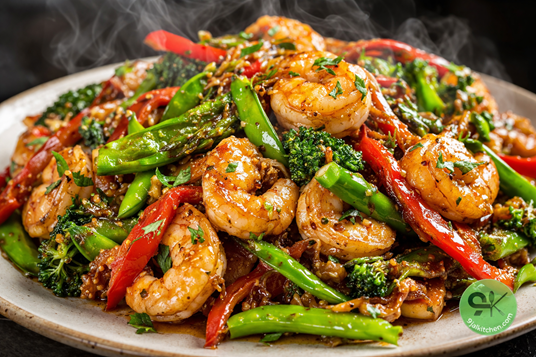 quick shrimp stir fry