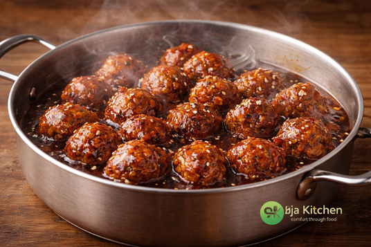 honey garlic meatballs recipe