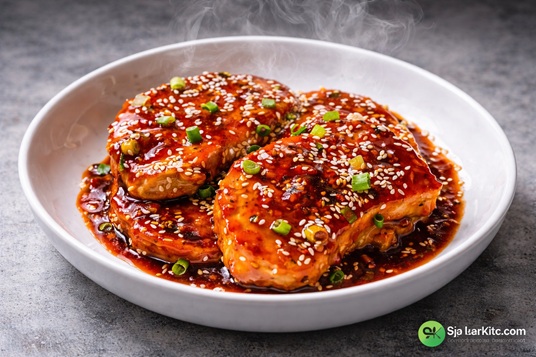 juicy honey garlic pork chops recipe