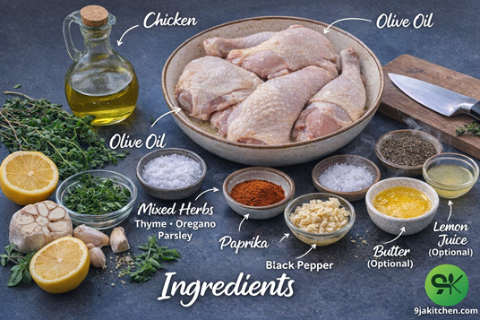 easy baked garlic chicken recipe