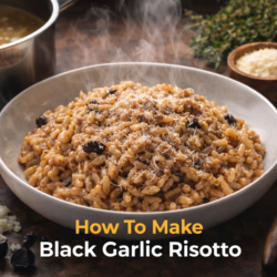 Black Garlic Risotto