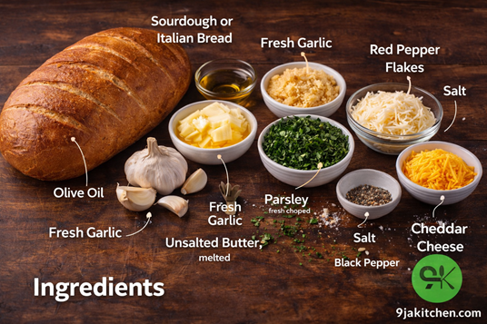cheesy garlic bread recipe