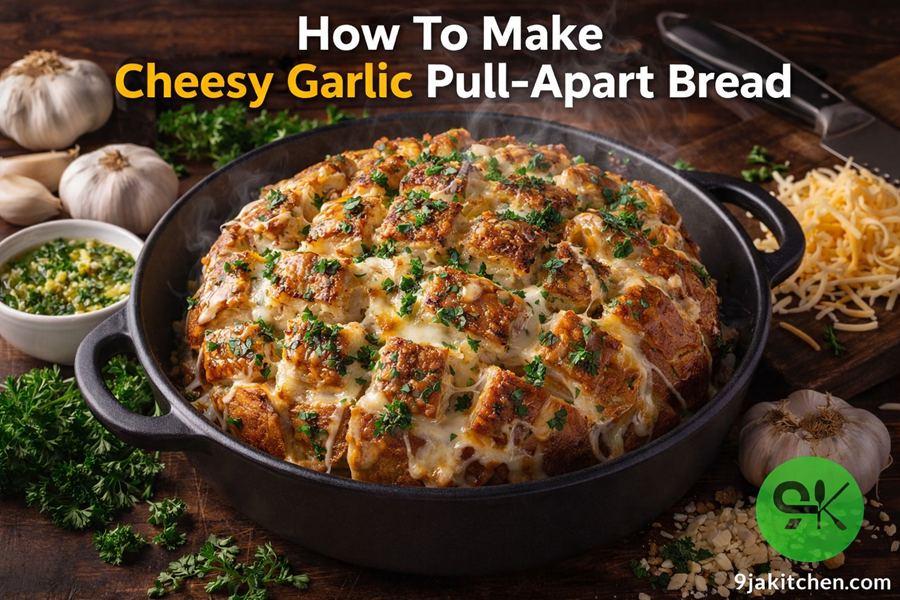 cheesy garlic pull-apart bread