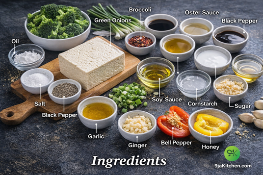 garlic tofu stir fry recipe