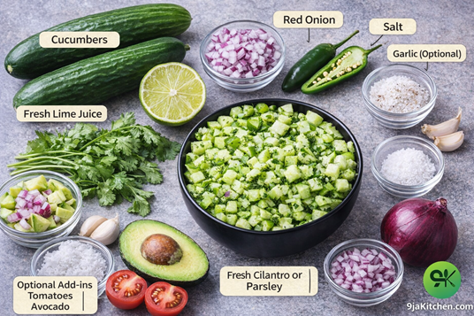 How To Make Cucumber Salsa: A Refreshing And Healthy Recipe🥒🔥 2 cucumber salsa recipe