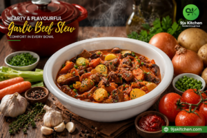 How To Make Garlic Beef Stew: Powerful Family Dinner Recipe🍲🧄🥩