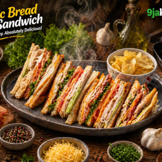 Garlic Bread Club Sandwich