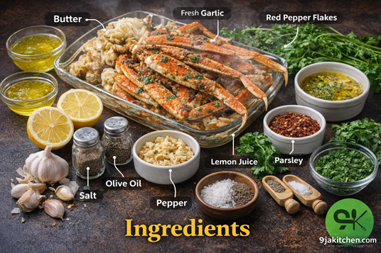 garlic butter crab legs recipe