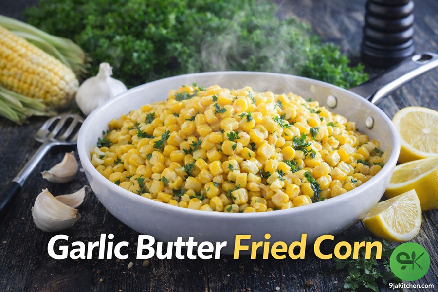 Garlic Butter Fried Corn