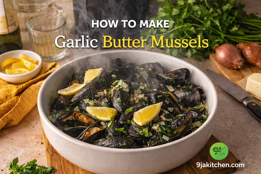 Garlic Butter Mussels