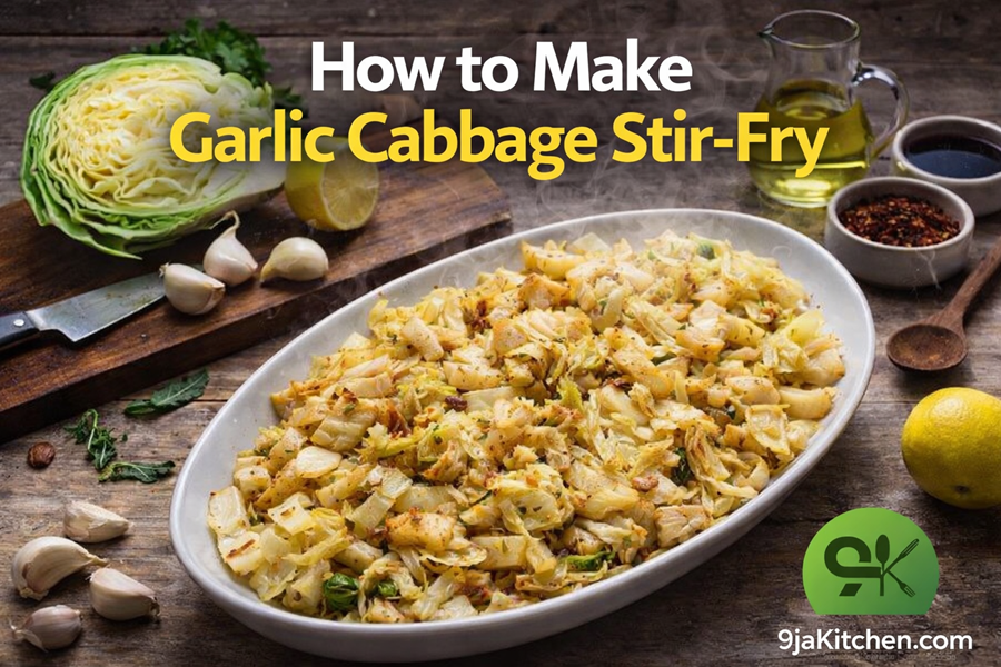 Garlic Cabbage Stir-Fry