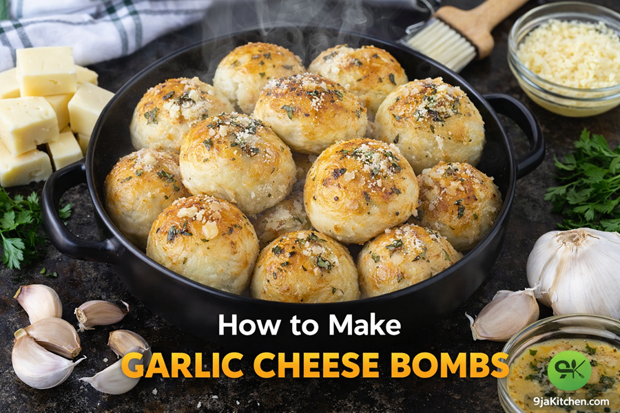 Garlic Cheese Bombs
