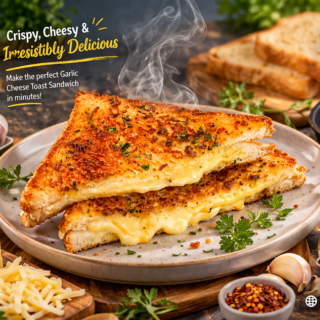 Garlic Cheese Toast Sandwich