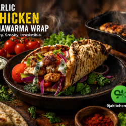 Garlic Chicken Shawarma Wrap