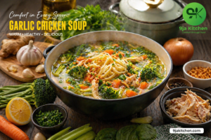 How To Make Garlic Chicken Soup: Delicious Flavour-Packed Recipe🍲🧄🐔