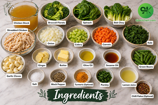 healthy garlic chicken soup