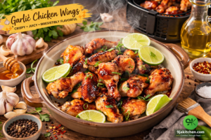 How To Make Garlic Chicken Wings – An Irresistible Flavorful Recipe🍗✨