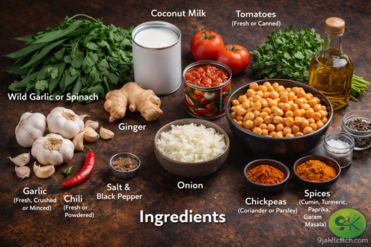 How To Make Garlic Chickpea Curry – Irresistible Easy Power Recipe🧄🍛 2 easy Garlic Chickpea Curry recipe