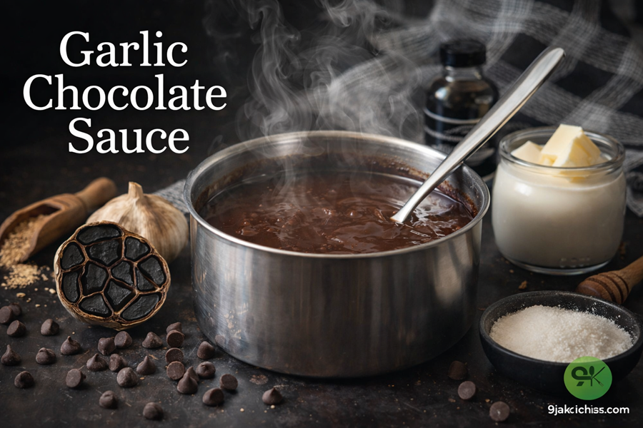 Garlic Chocolate Sauce