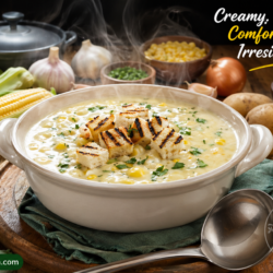 Garlic Corn Chowder