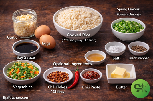 garlic egg fried rice recipe