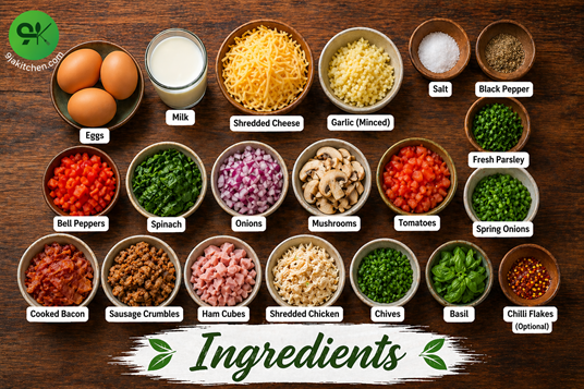 easy Garlic Egg Muffins recipe